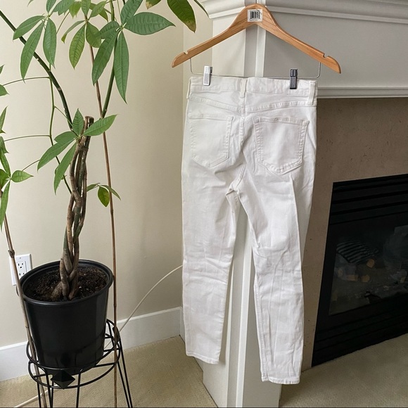 TOPSHOP White High Waisted Jamie Skinny Jeans - Picture 6 of 11